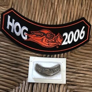Harley-Davidson HOG 2006 Rocker Patch & Pin Set